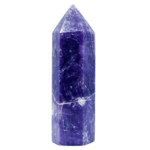 lepidolite point