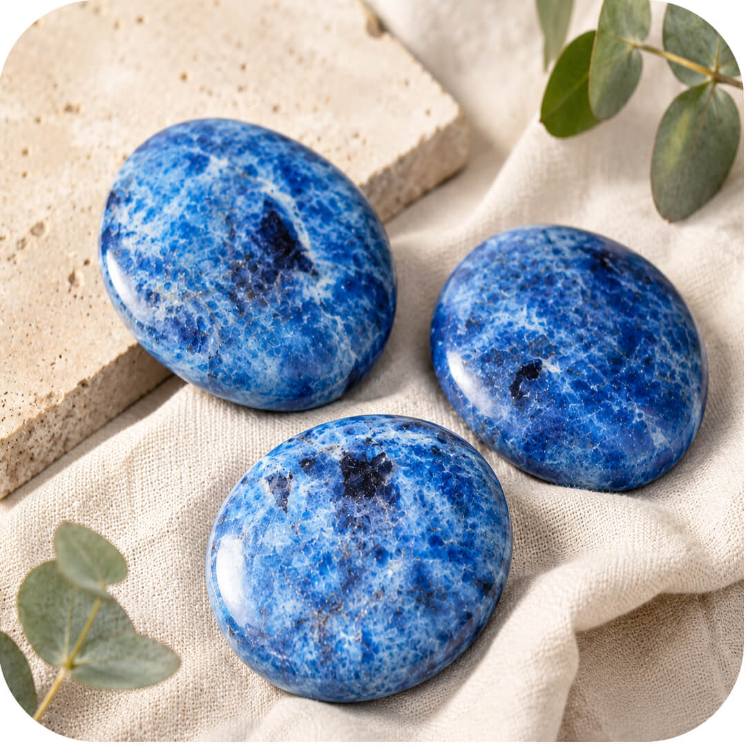 Apatite Palm Stone