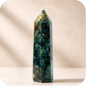 Bloodstone Crystal Point