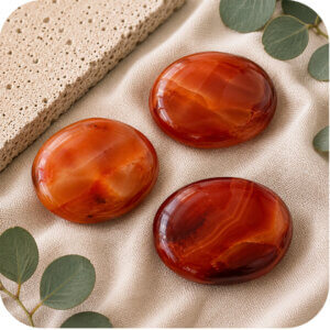 Carnelian Palm Stone