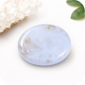 Clear Quartz Worry Stone