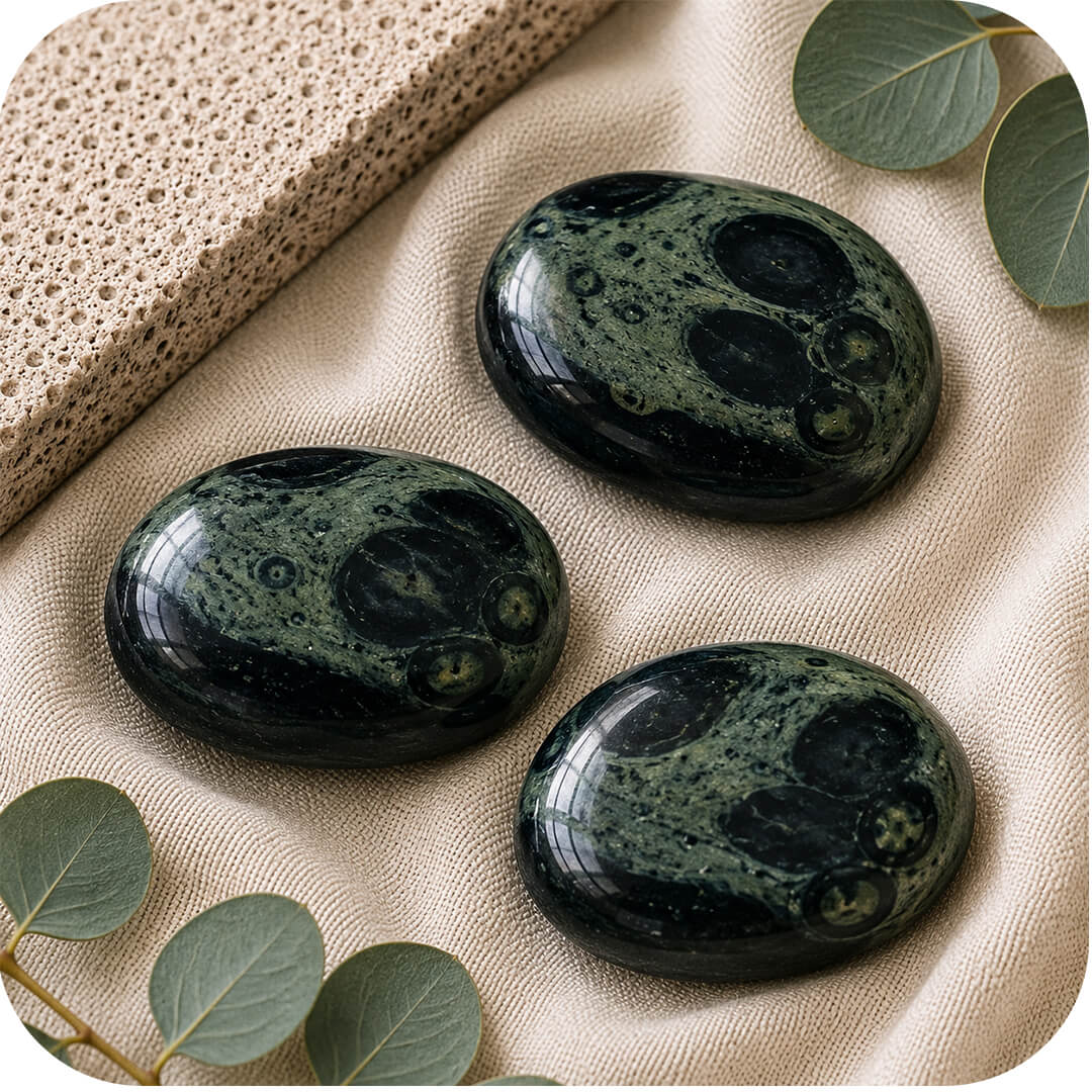 Kambaba Jasper Palm Stone