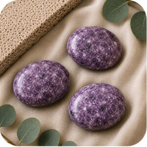 Lepidolite Palm Stone
