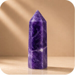 Lepidolite Point