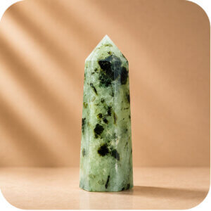 Prehnite Crystal Point