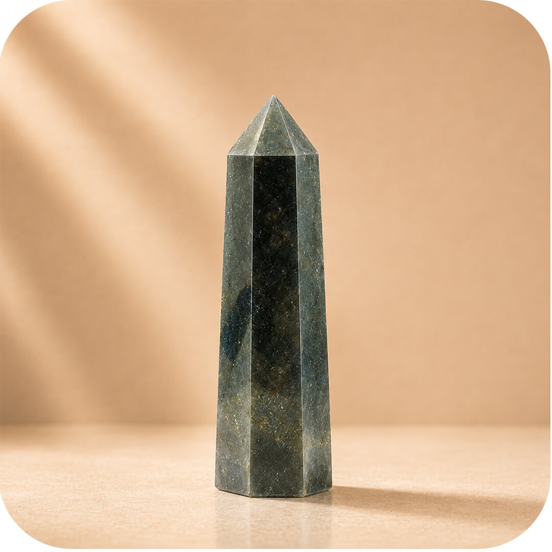 Pyrite Crystal Point