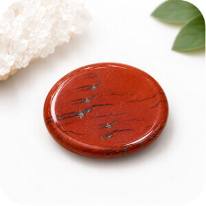 Red Jasper Worry Stone