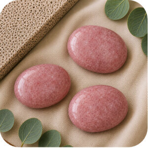 Strawberry Quartz Palm Stone