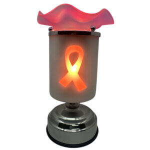 Pink Awareness Ribbon Electric Wax & Oil Warmer (Touch Control)