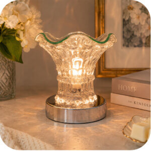 Clear Glass Electric Wax & Oil Warmer (Touch Control)